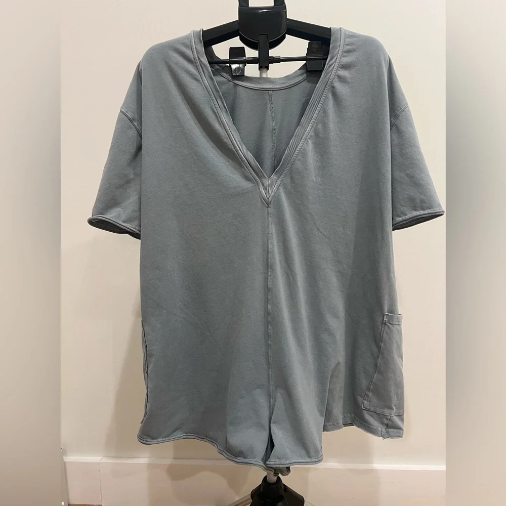 Free People Movement Hot Shot Tee Romper - size large